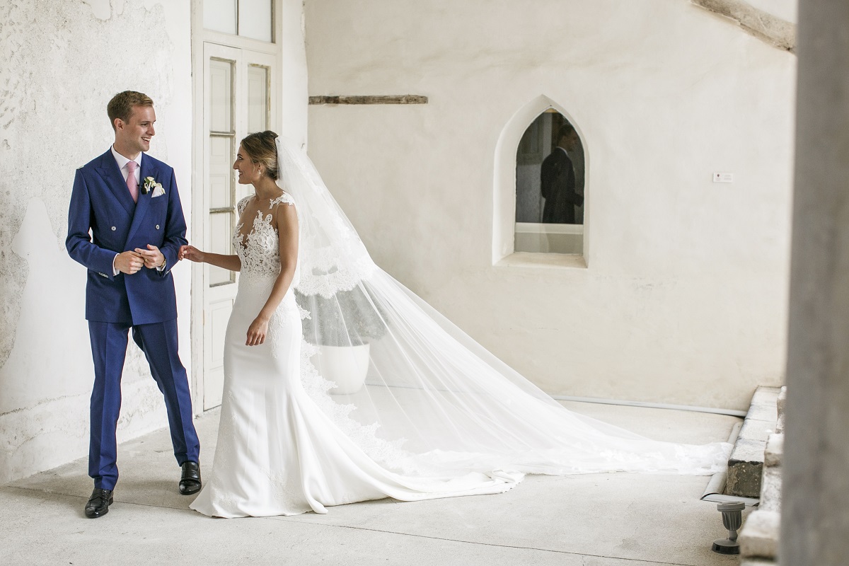 Isabella and Peter Wedding in Amalfi groom and bride wedding photo