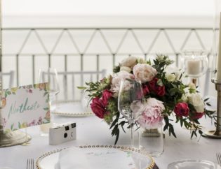 Isabella and Peter Wedding in Amalfi reception table detail