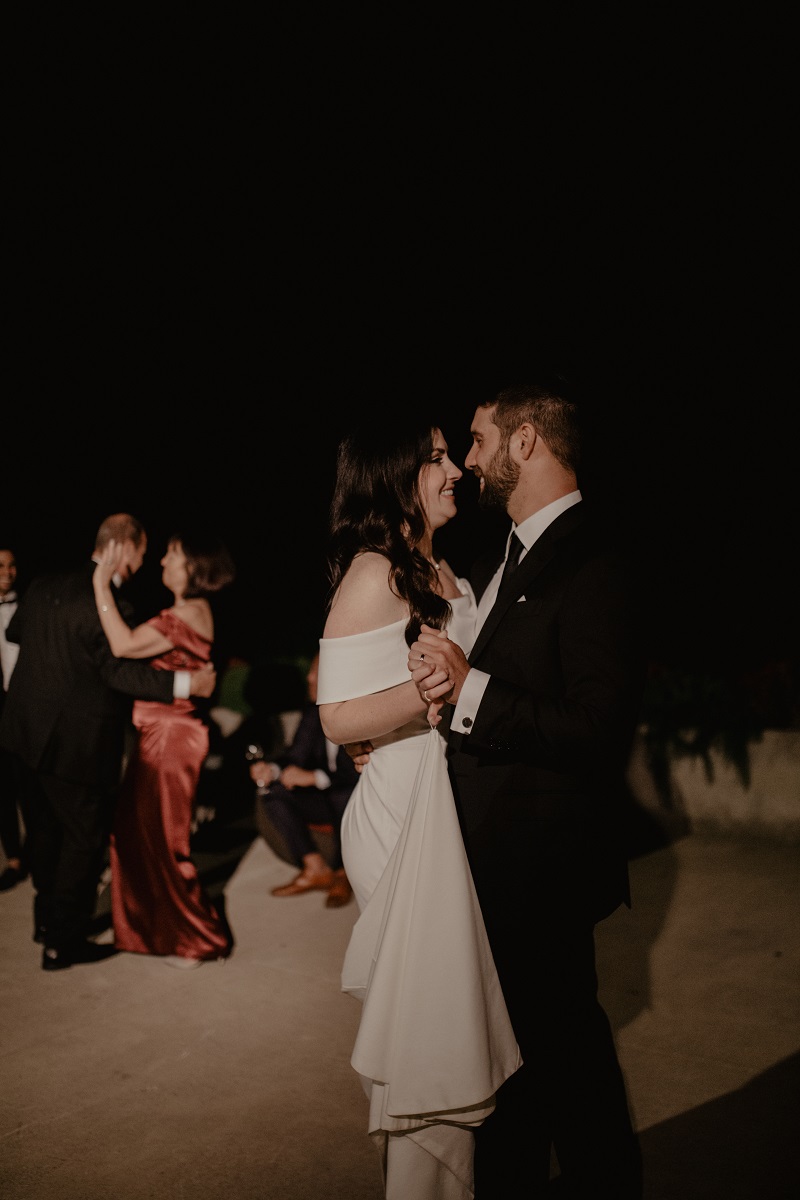 Shannon and Ross Wedding in Amalfi first dance