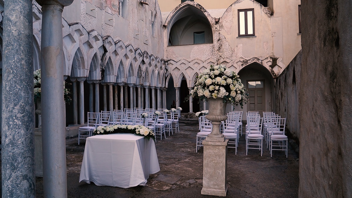 NH Amalfi Chiostro ready for the marriage