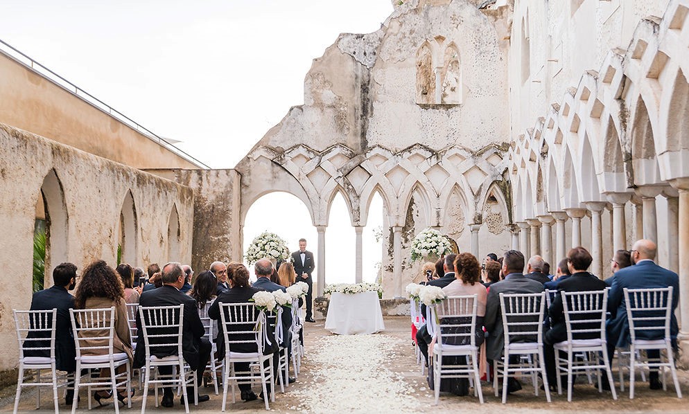 NH Amalfi Chiostro wedding ceremony