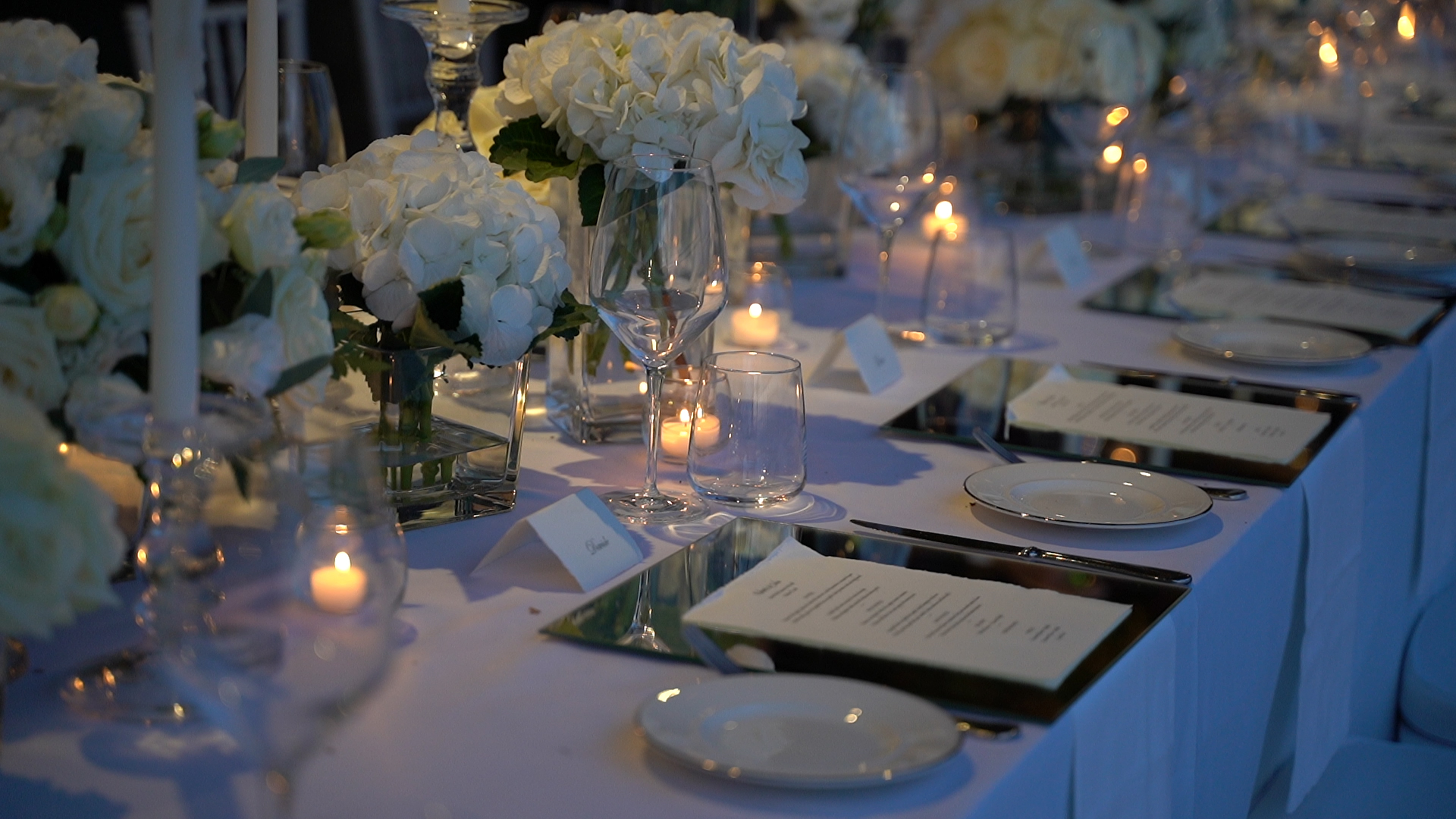 wedding table details