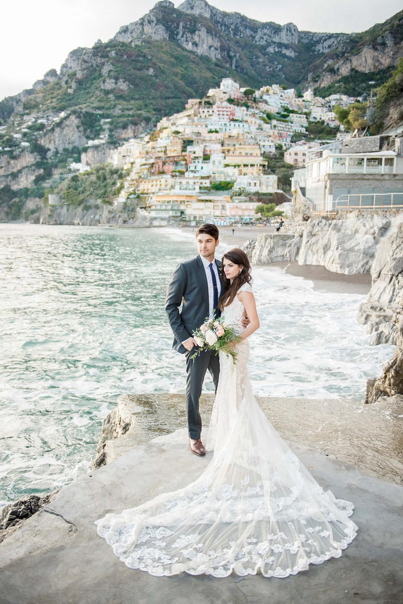 Jessica & Stephen got married in Positano Amalfi Coast Italy