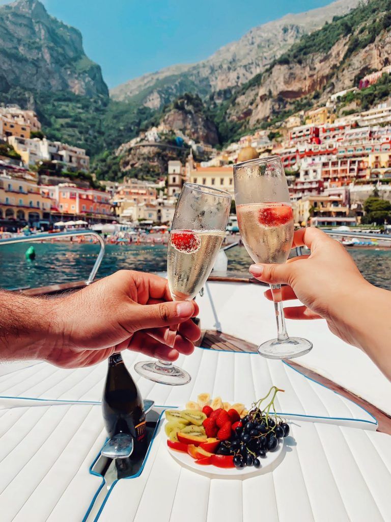 boat tour in Positano