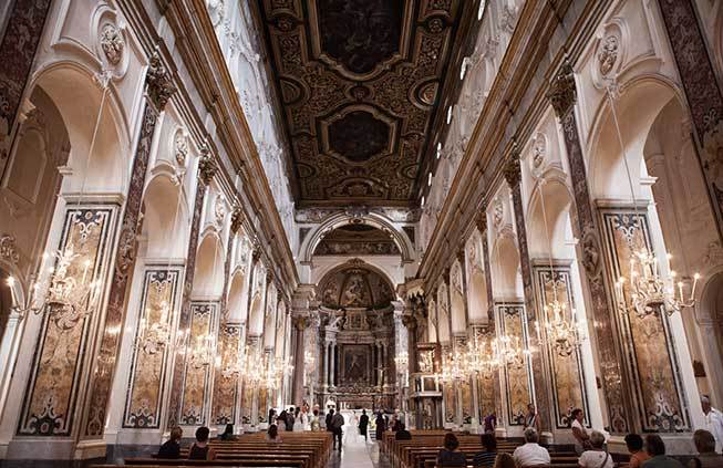 Interior of Amalfi Chatedral