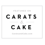 featured on carats and cake badge