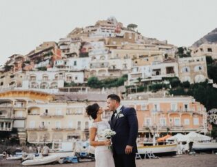 Luxury weddings on the Amalfi Coast - Mr and Mrs wedding in Italy