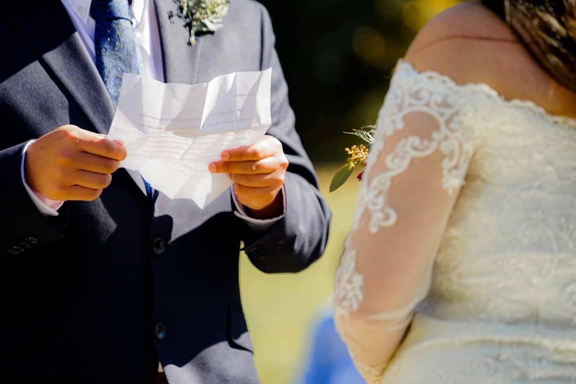 Reading and Vows in Amalfi Coast